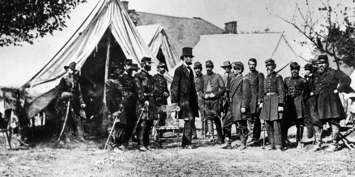 abraham lincoln at antietam